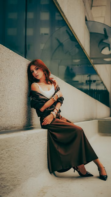 Vestido Midi Canelado